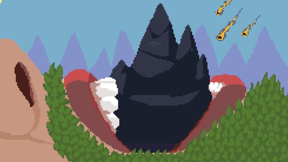 Dwarf Eats Mountain banner