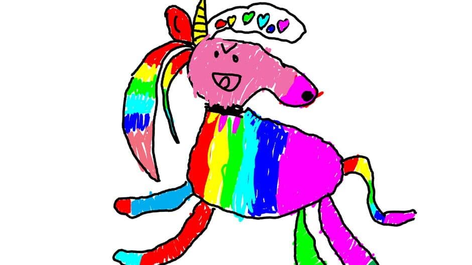 Rainbow Unicorn Dash banner