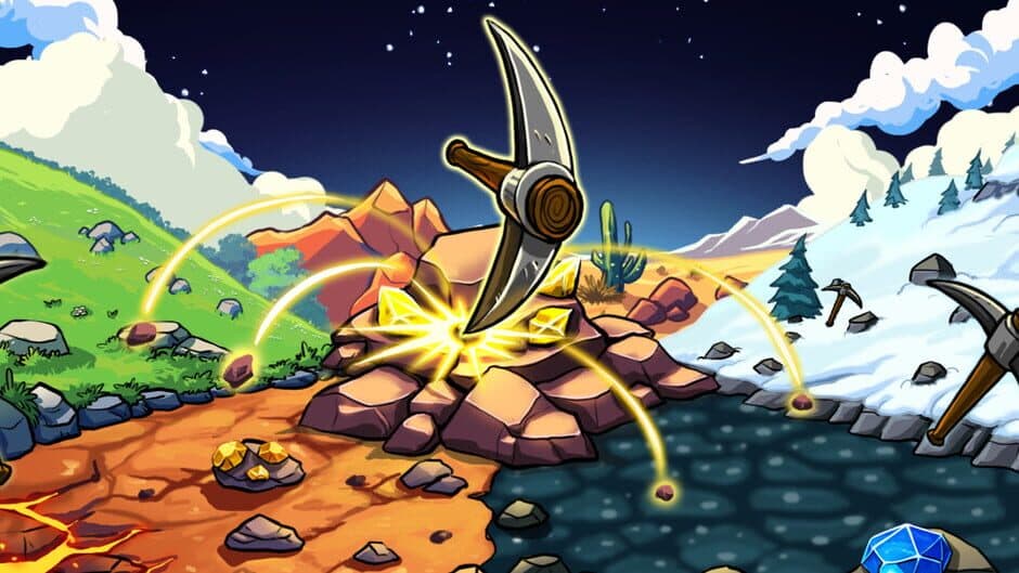 Keep on Mining!: Worlds banner