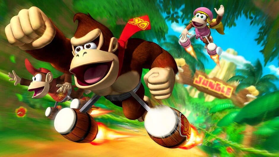 Donkey Kong Barrel Blast banner