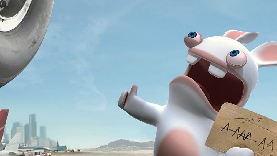 Rayman Raving Rabbids 2 banner