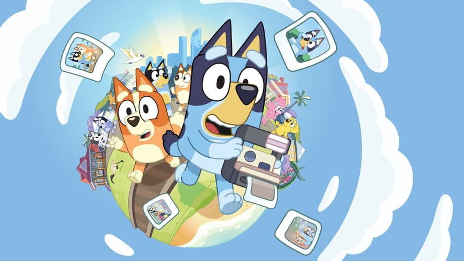 Bluey's Happy Snaps banner