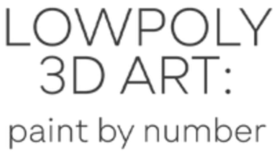 LowPoly 3D Art Paint by Number banner