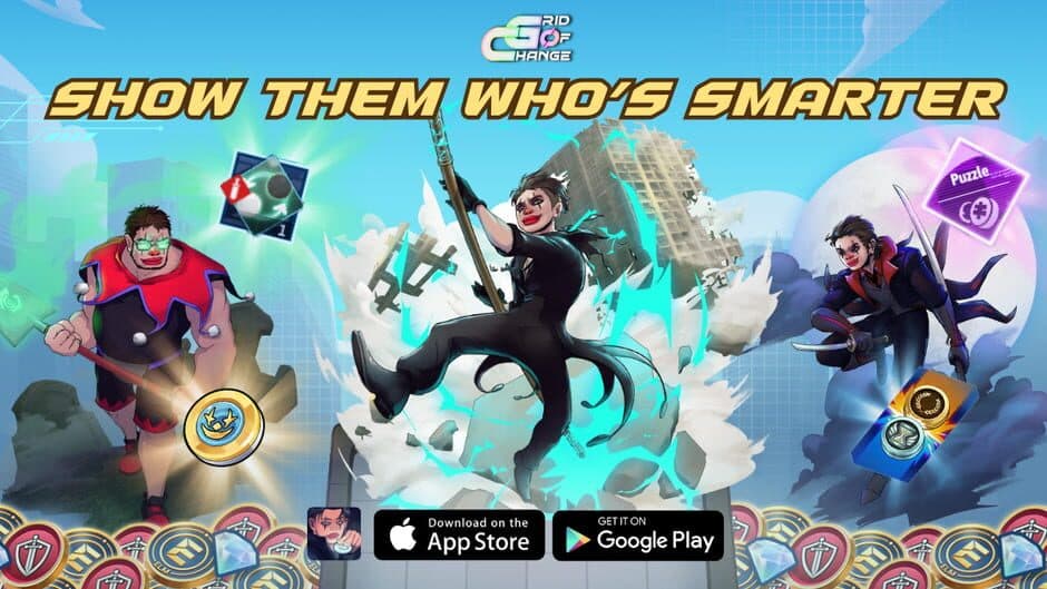 Grid of Change banner