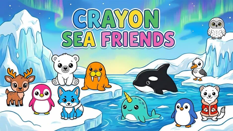 Crayon Sea Friends banner