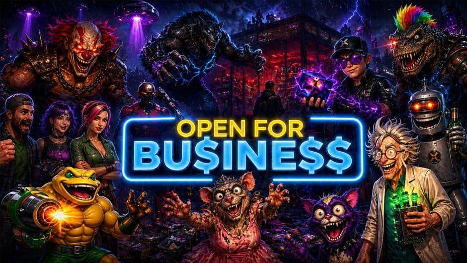 Open For Business banner