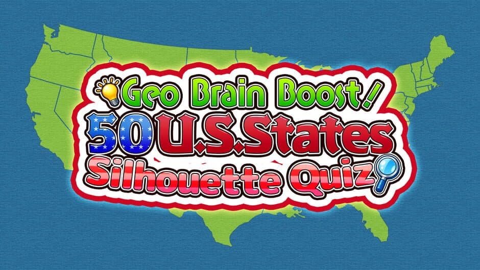 Geo Brain Boost! 50 U.S. States Silhouette Quiz banner