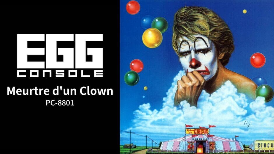 Eggconsole Meurtre d'un Clown PC-8801 banner