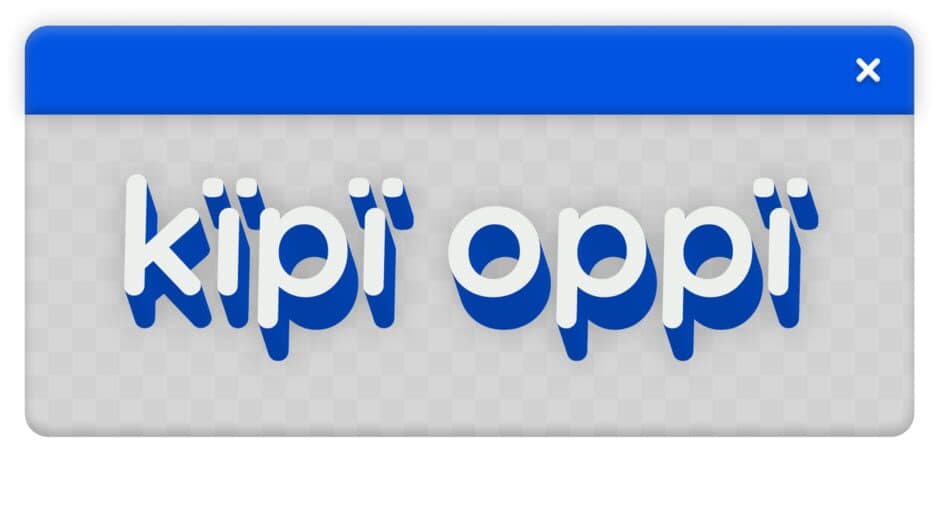 Kipi Oppi banner