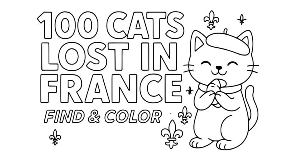 100 Cats Lost In World 2 Find & Color banner