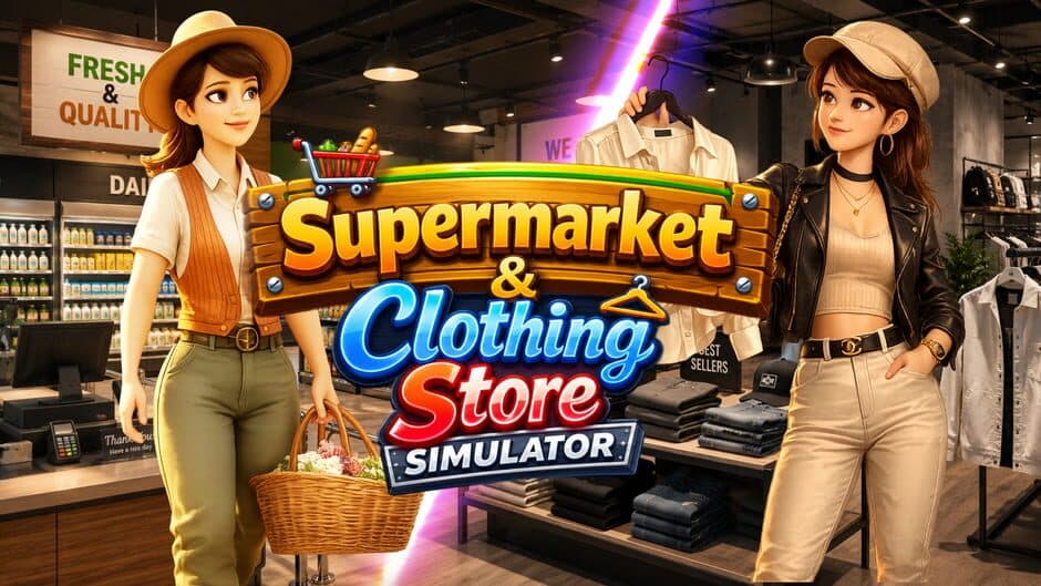 Supermarket & Clothing Store Simulator banner