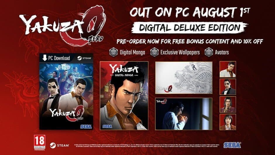 Yakuza 0: Digital Deluxe Edition banner