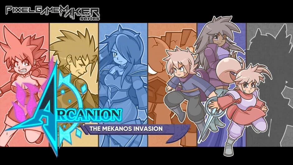 Pixel Game Maker Series Arcanion: The Mekanos Invasion banner