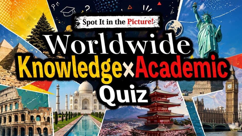 Spot It in the Picture! Worldwide Knowledge x Academic Quiz banner