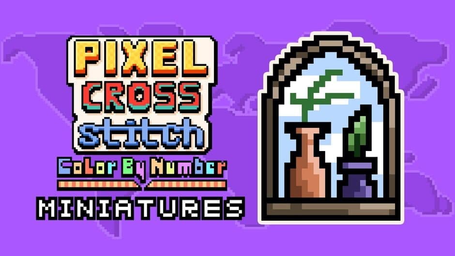 Pixel Cross Stitch Color by Number: Miniatures banner