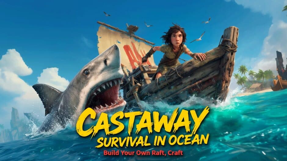 Castaway Survival In Ocean: Build Your Own Raft, Craft banner