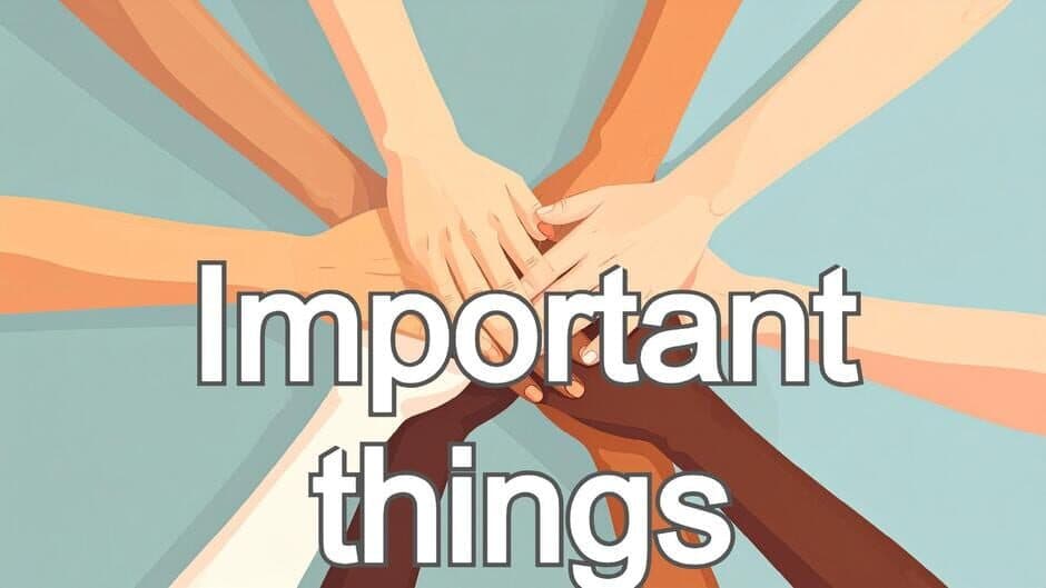 Important things banner