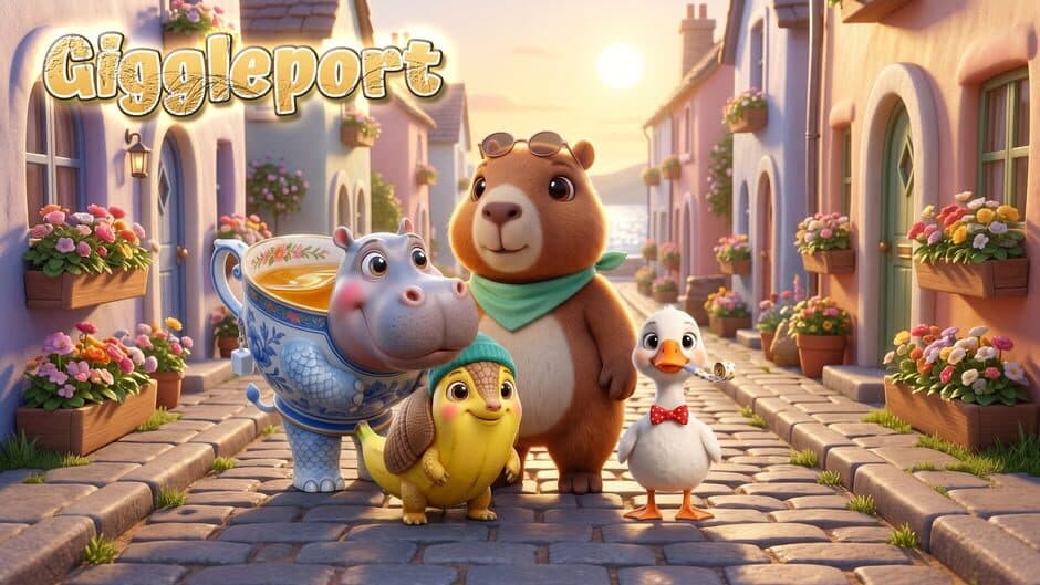 Giggleport: A Brainrot-Style Read-Along Adventure banner