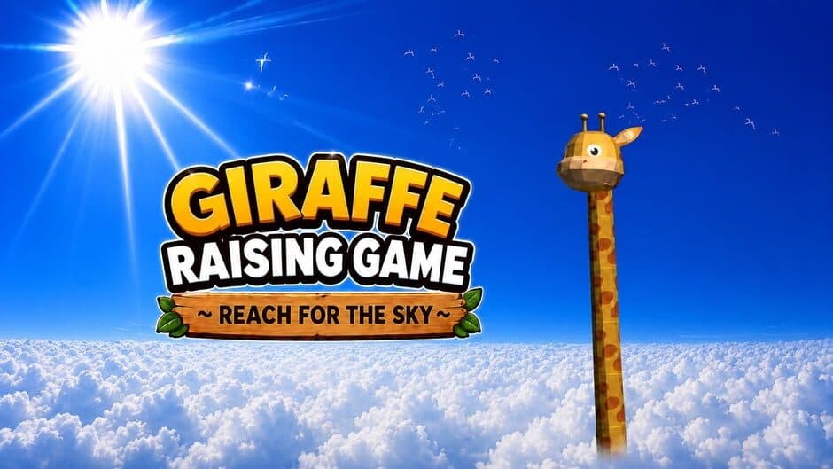 Giraffe Raising Game: Reach for the sky banner
