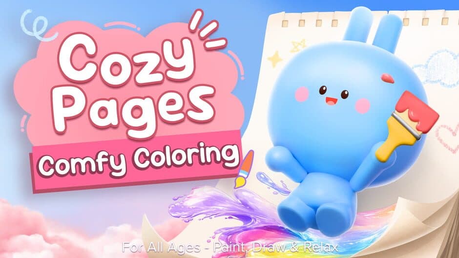 Cozy Pages: Comfy Coloring for All Ages - Paint, Draw & Relax banner