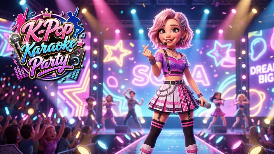 K-Pop Karaoke Party banner