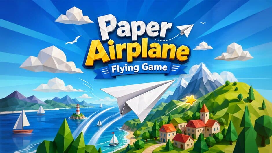 Paper Airplane Flying Game banner