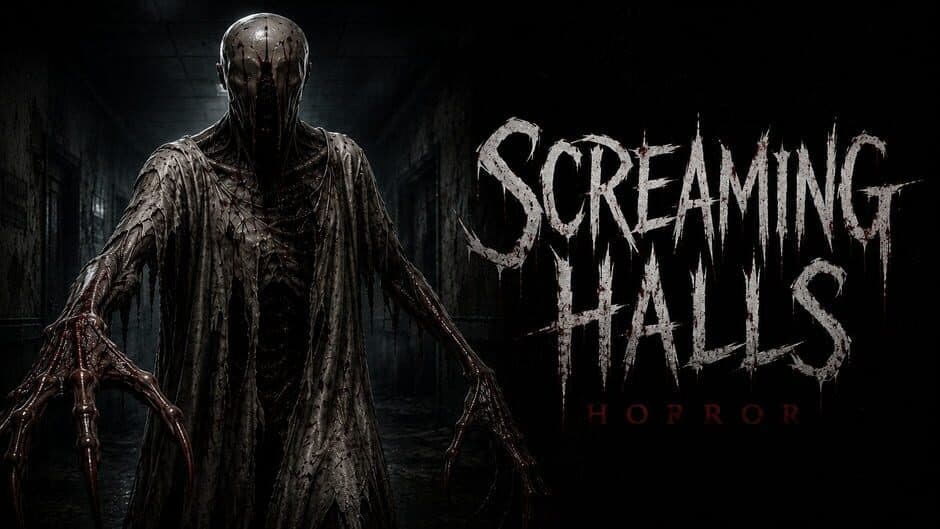 Screaming Halls: Horror banner