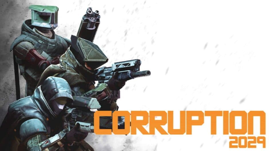 Corruption 2029 banner