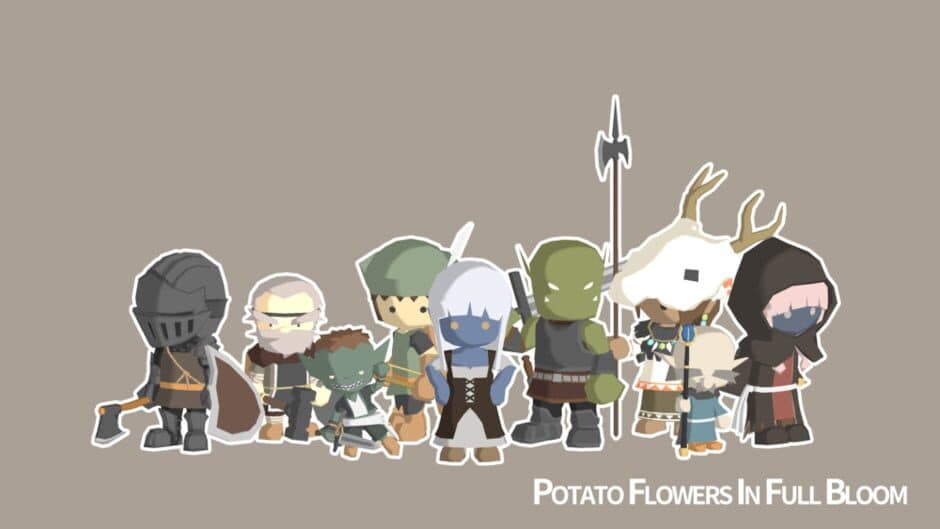 Potato Flowers in Full Bloom banner