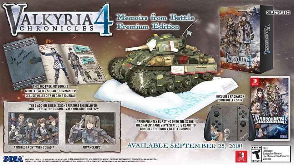 Valkyria Chronicles 4: Memoirs From Battle Edition banner