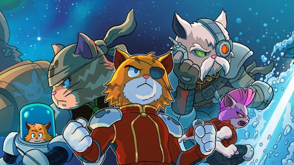Astro Aqua Kitty banner