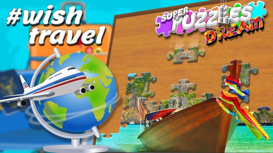 #Wish travel, Super Puzzles Dream banner