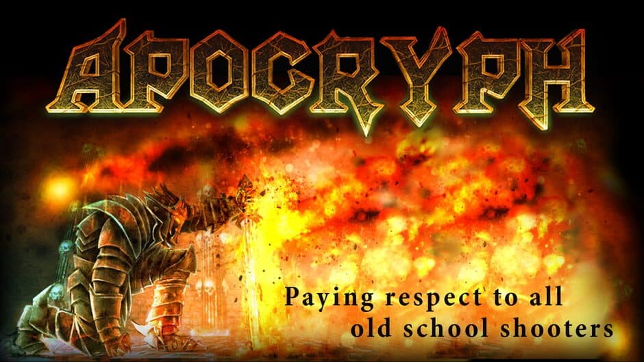 Apocryph: an old-school shooter banner