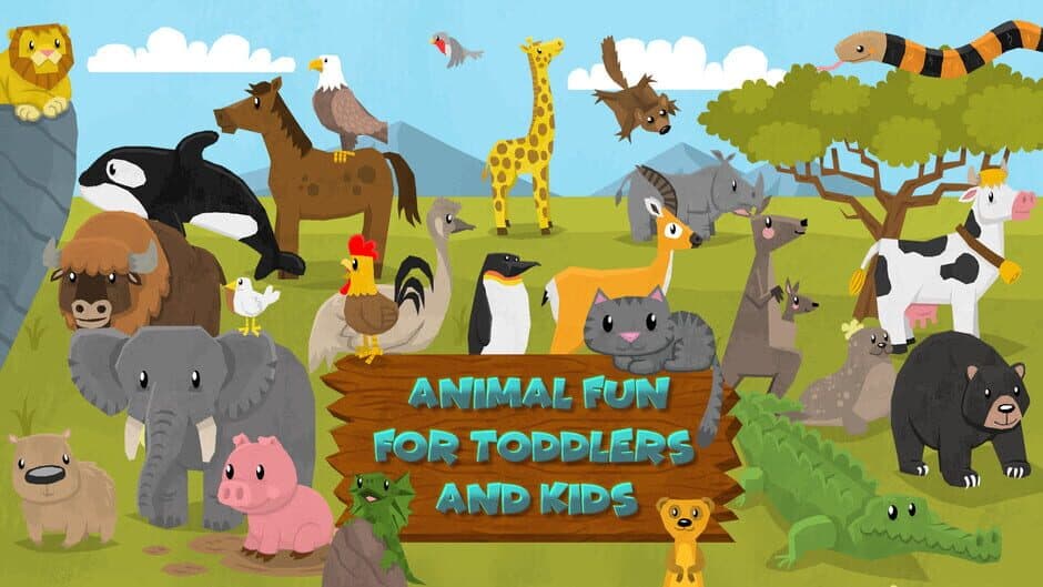 Animal Fun for Toddlers and Kids banner
