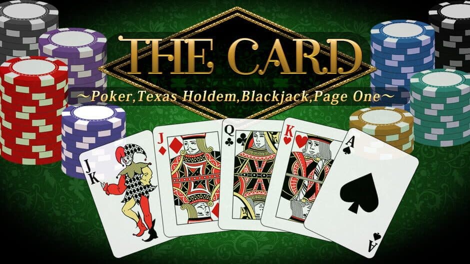 THE Card: Poker, Texas hold 'em, Blackjack and Page One banner