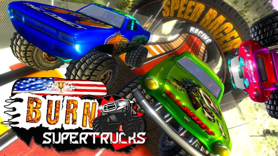 Burn! SuperTrucks banner