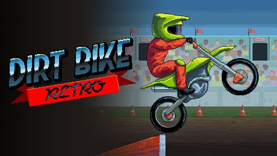 Dirt Bike Retro banner