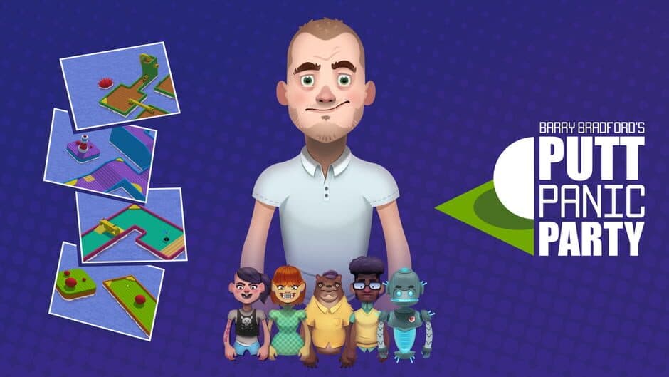 Barry Bradford's Putt Panic Party banner