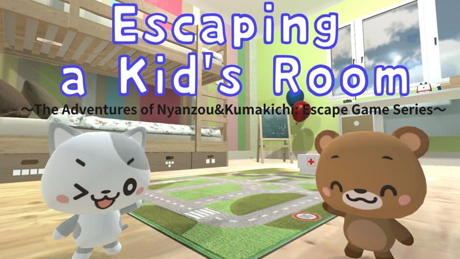 Escaping a Kid's Room: The Adventures of Nyanzou & Kumakichi - Escape Game Series banner