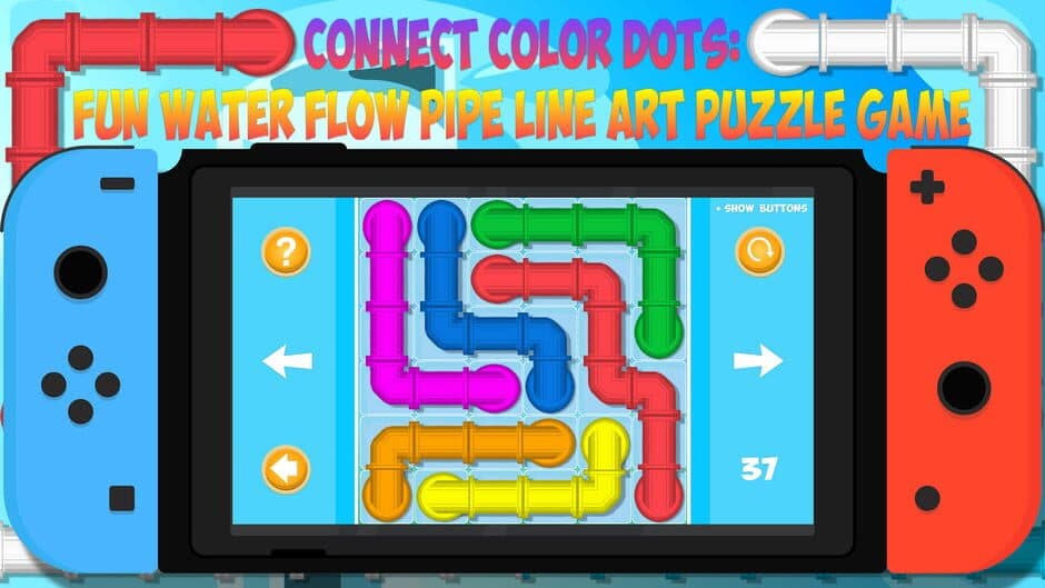 Connect Color Dots: Fun Water Flow Pipe Line Art Puzzle Game banner