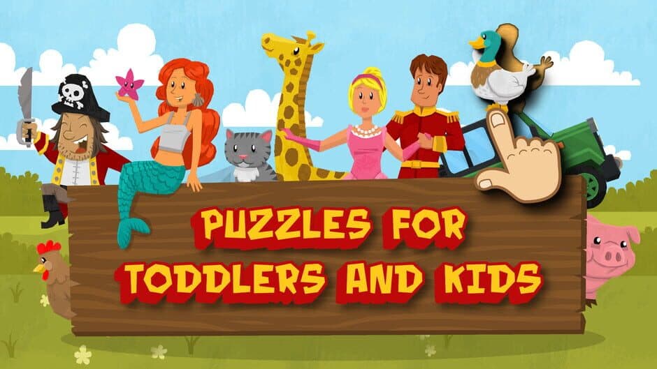 Puzzles for Toddlers & Kids: Animals, Cars and more banner