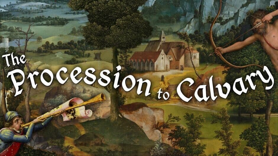 The Procession to Calvary banner