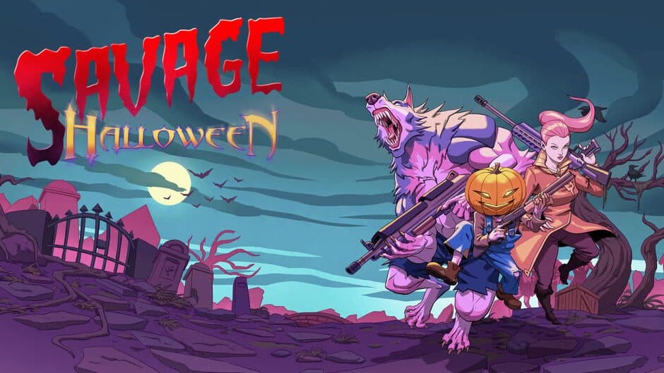 Savage Halloween banner