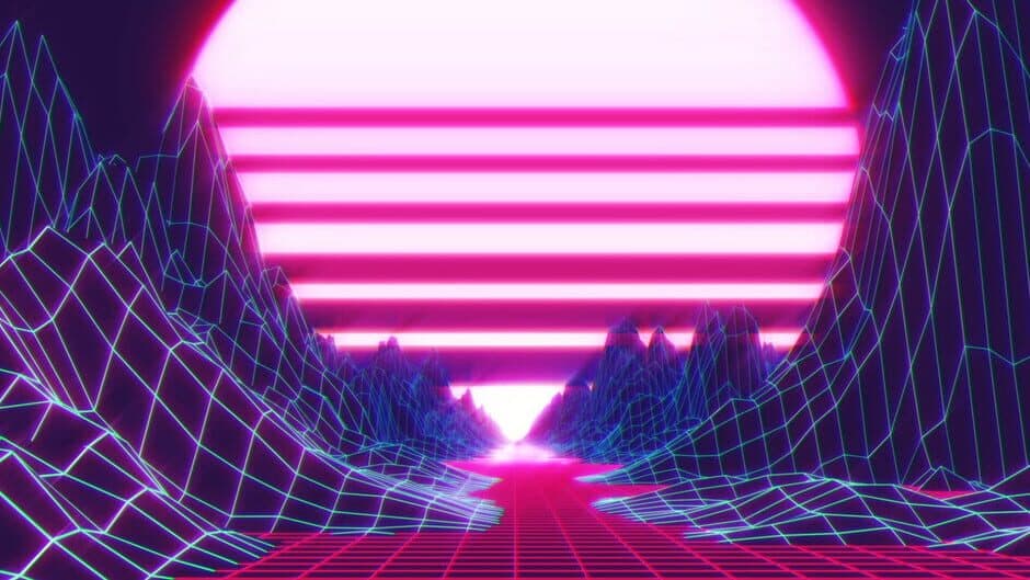 Retrowave banner