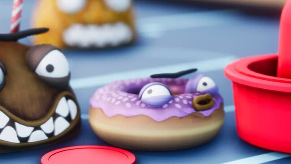 Tropical Air hockey banner