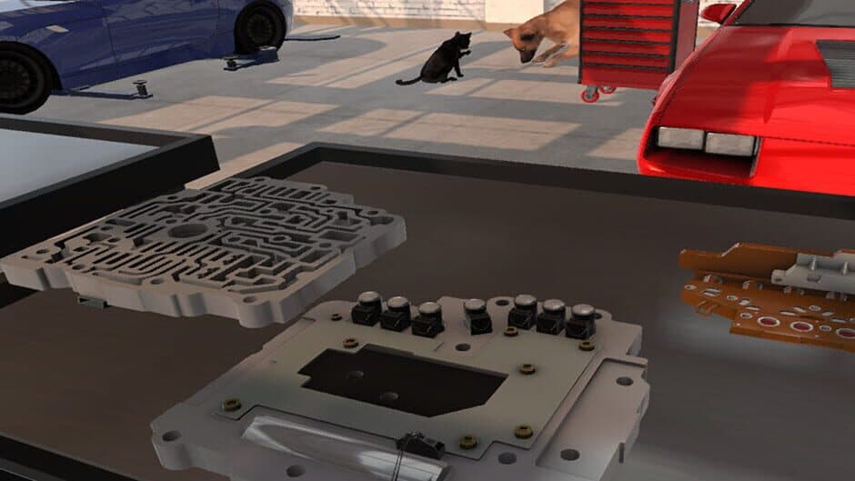 Basic Car Repair Garage VR banner