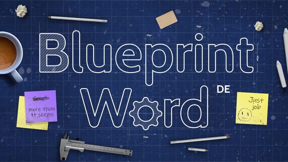 Blueprint Word banner