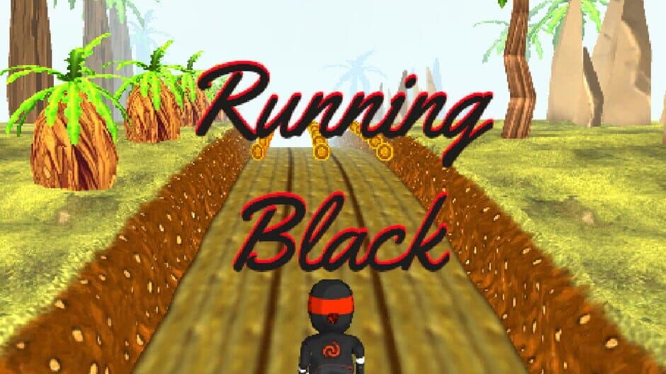 Running Black banner