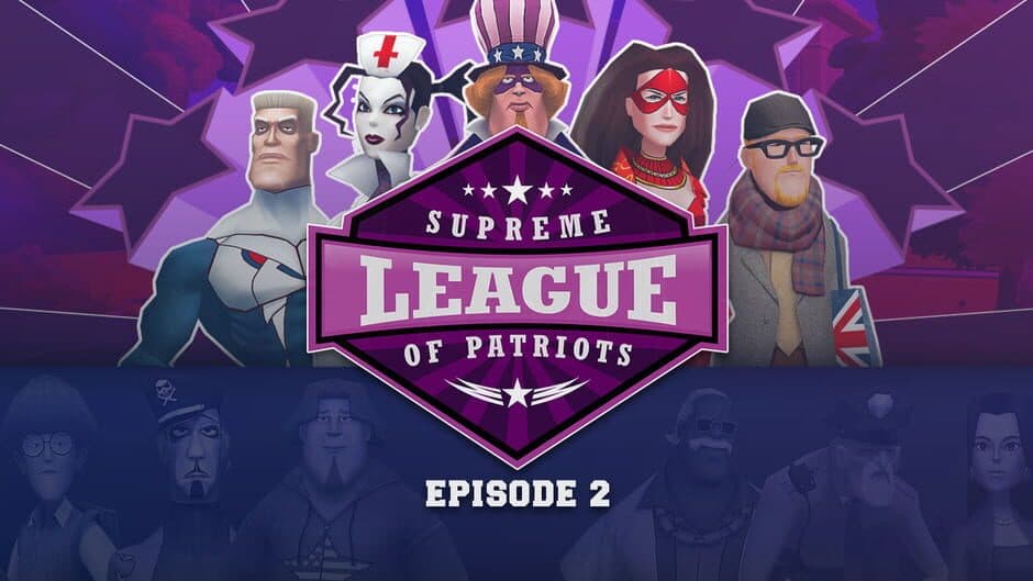 Supreme League of Patriots Issue 2: Patriot Frames banner