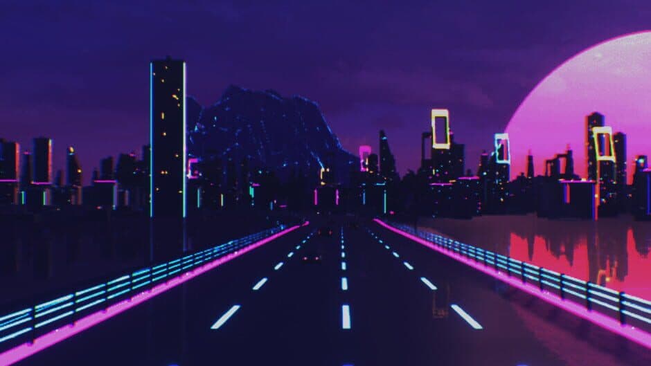 Sunset Drive 1986 banner